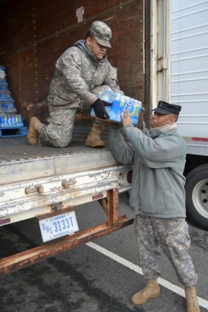 NewYork Guard Volunteers Sustain Hurricane Sandy Response Logistics Effort 